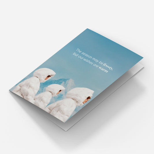 ‍Carte de felicitare de sărbători (cu interior gol) (100% reducere)